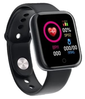 2021 Macaron Y68S Smart Watch (BP, HR & Blood Oxygen)