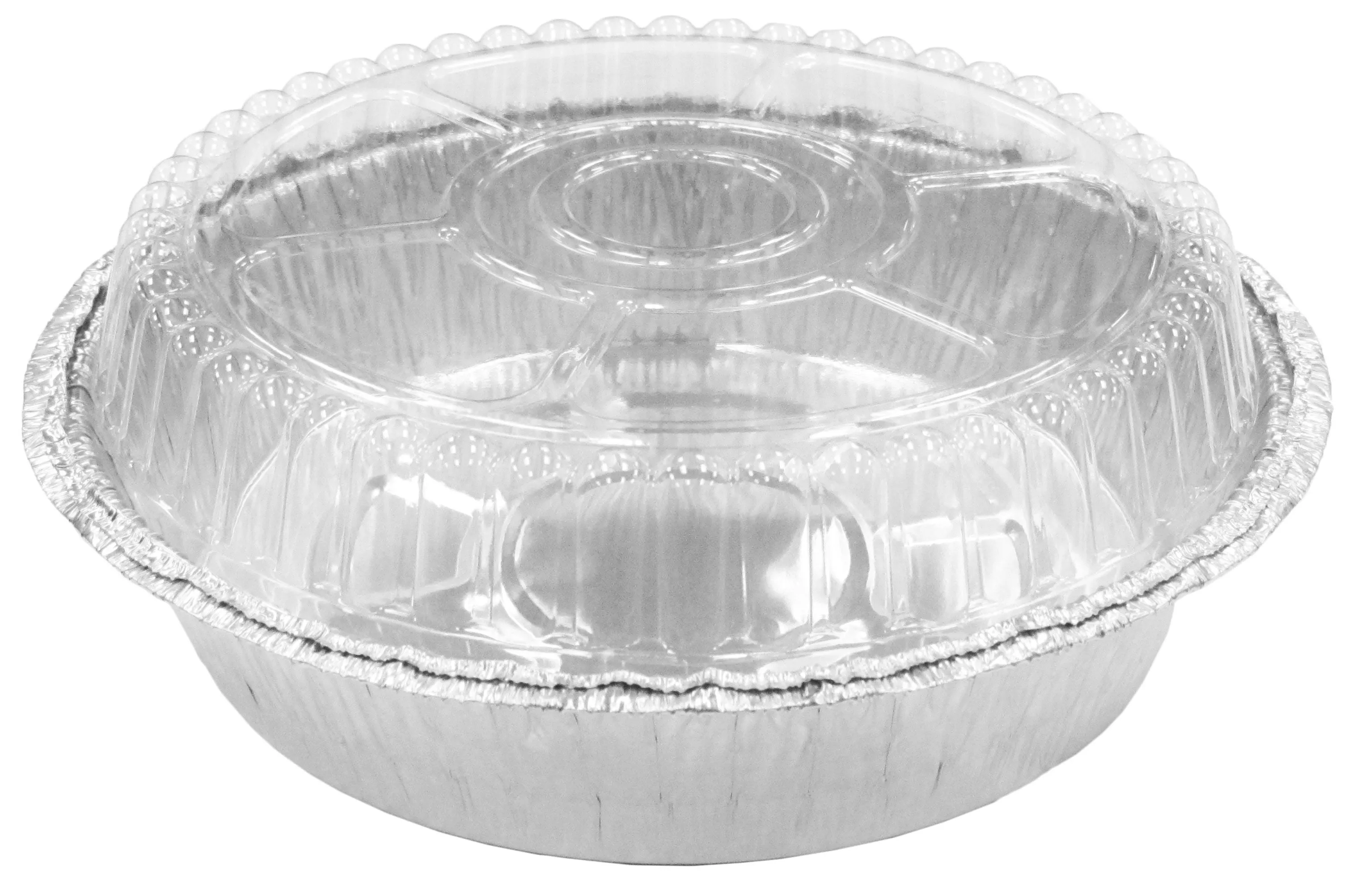 7" Clear Dome Lids for Aluminum Round Pan