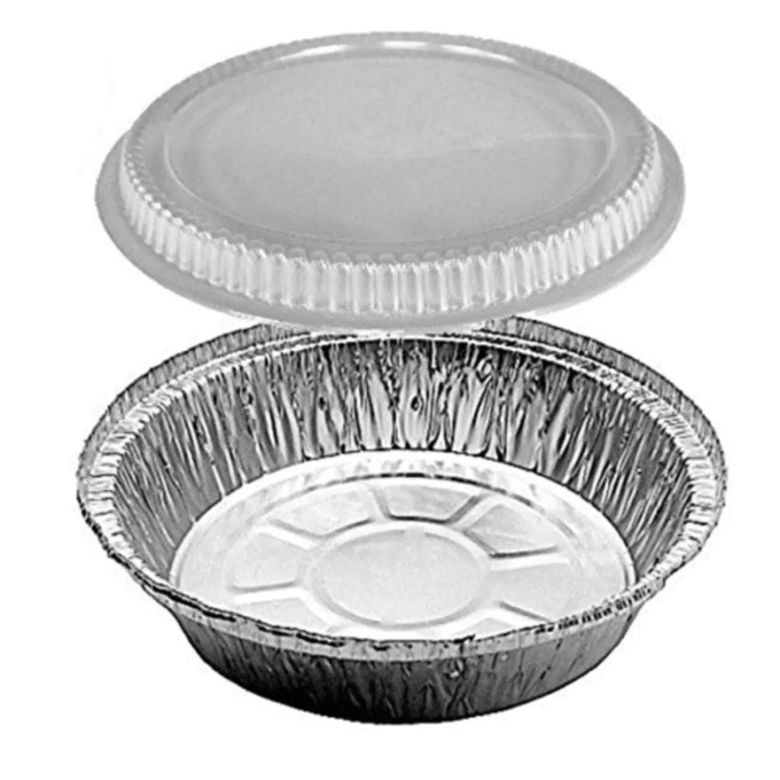 7" Clear Dome Lids for Aluminum Round Pan