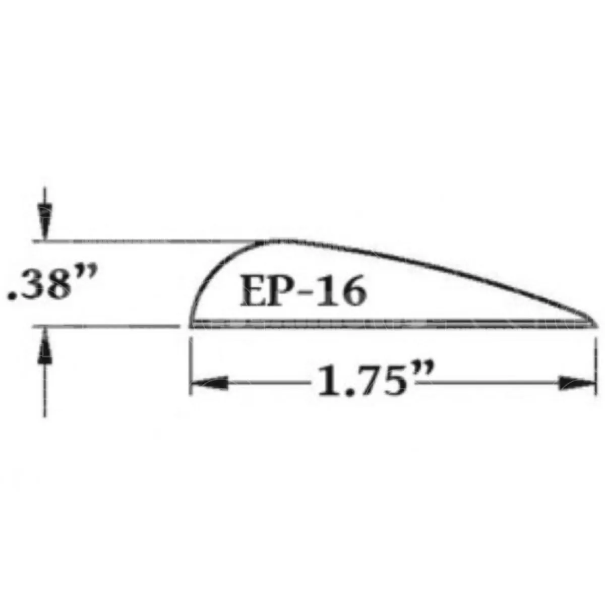 AAE EP16 Plasti-Fletch Elite 1.75" Vanes