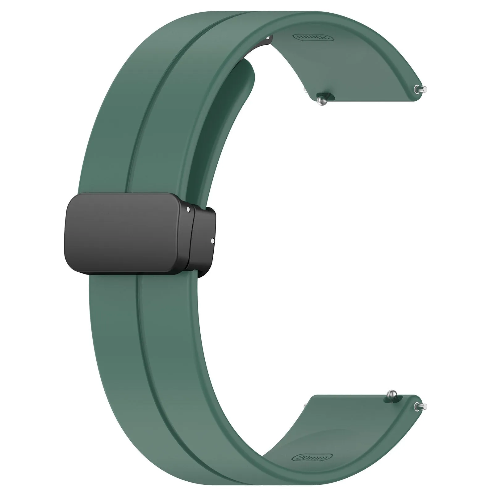 Amazfit GTR 3 (Pro) Silicone Strap D-Buckle (Dark Green)