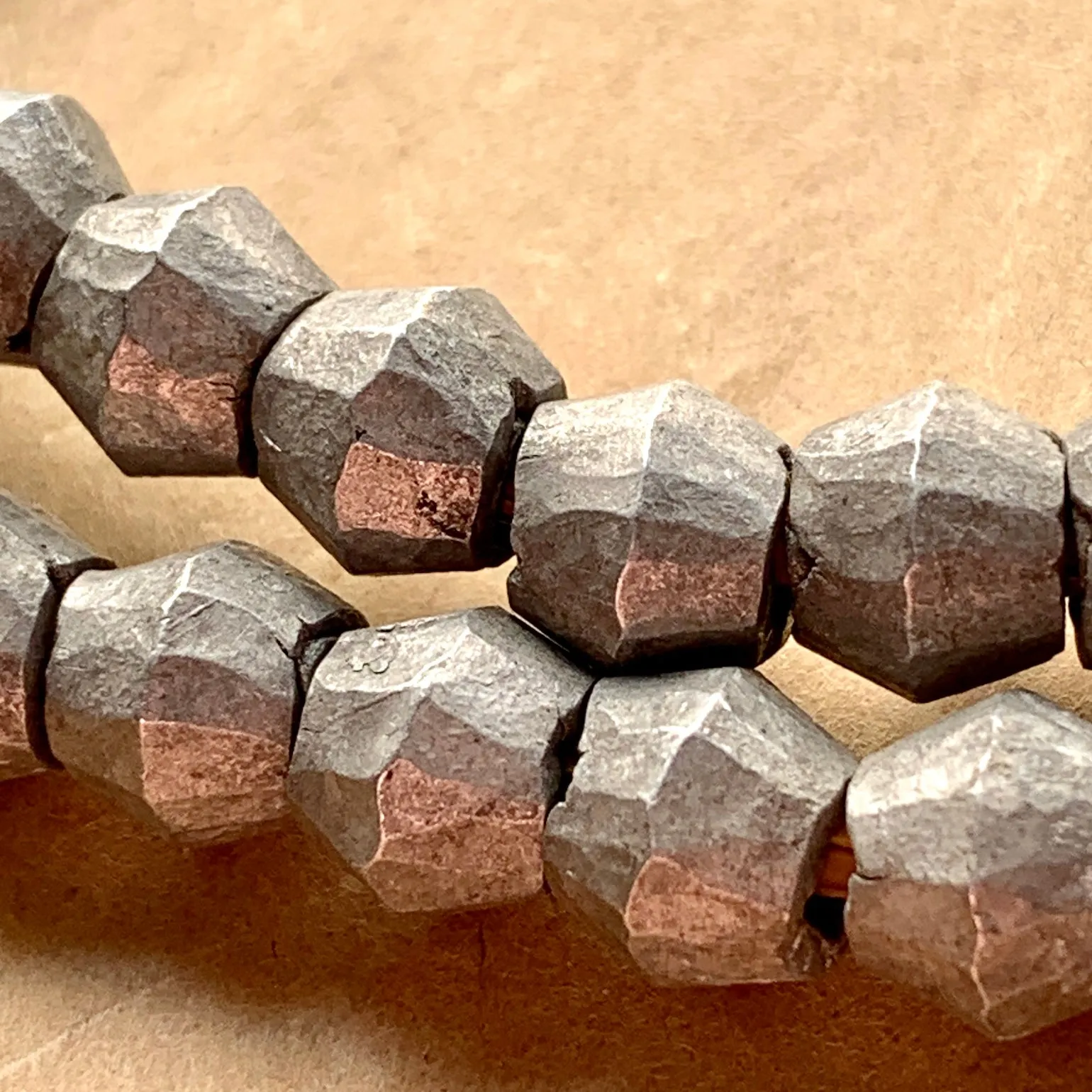 Antique Aluminum Beads, Kenya