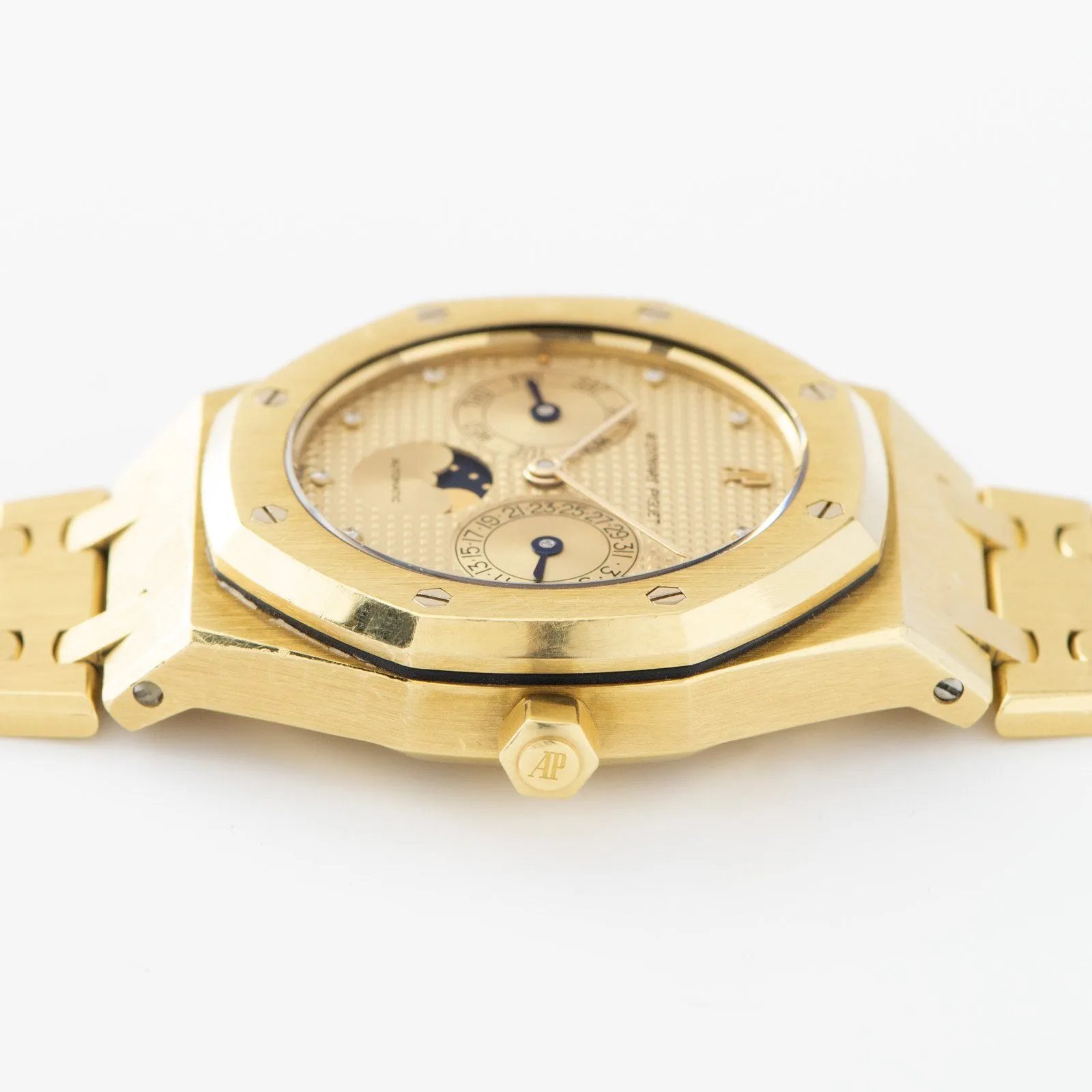 Audemars Piguet Royal Oak Yellow Gold Day Date 25594BA rare diamond dial