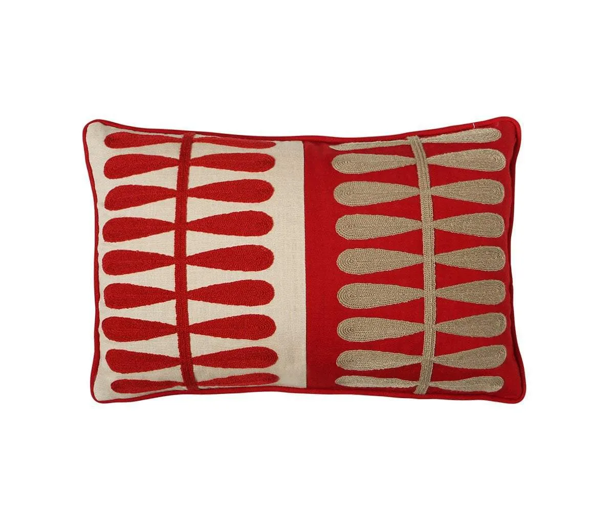 Auning Pillow Cover - Red