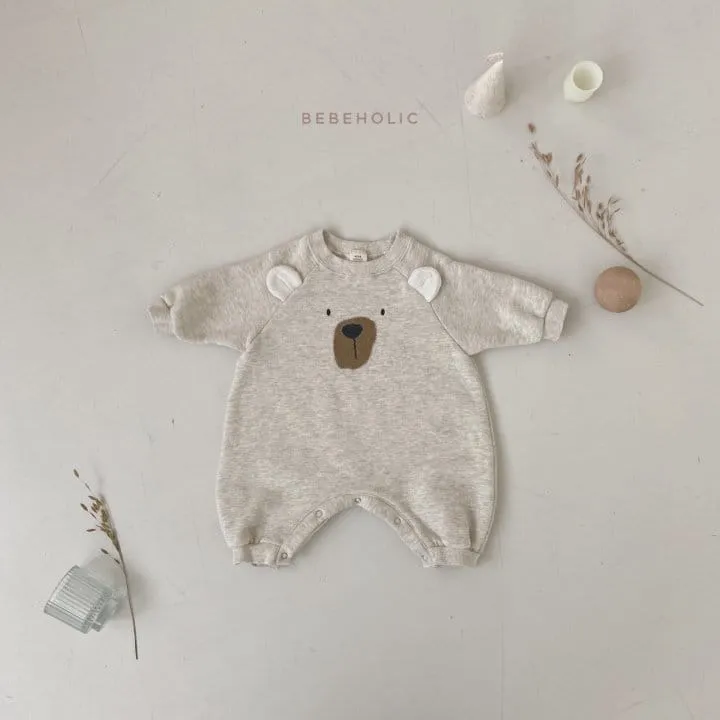 Bebe Bear Jumpsuit (Oatmeal)