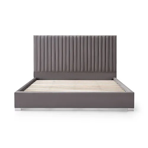 Bedzy Luxe Hillsdale King Bed Frame Grey