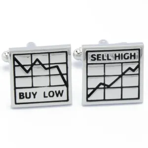 Buy Low - Sell High Cufflinks