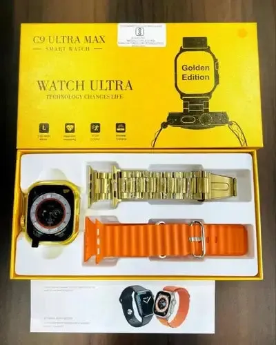 C9 Ultra Max Smartwatch {24k Gold Belt Edition}