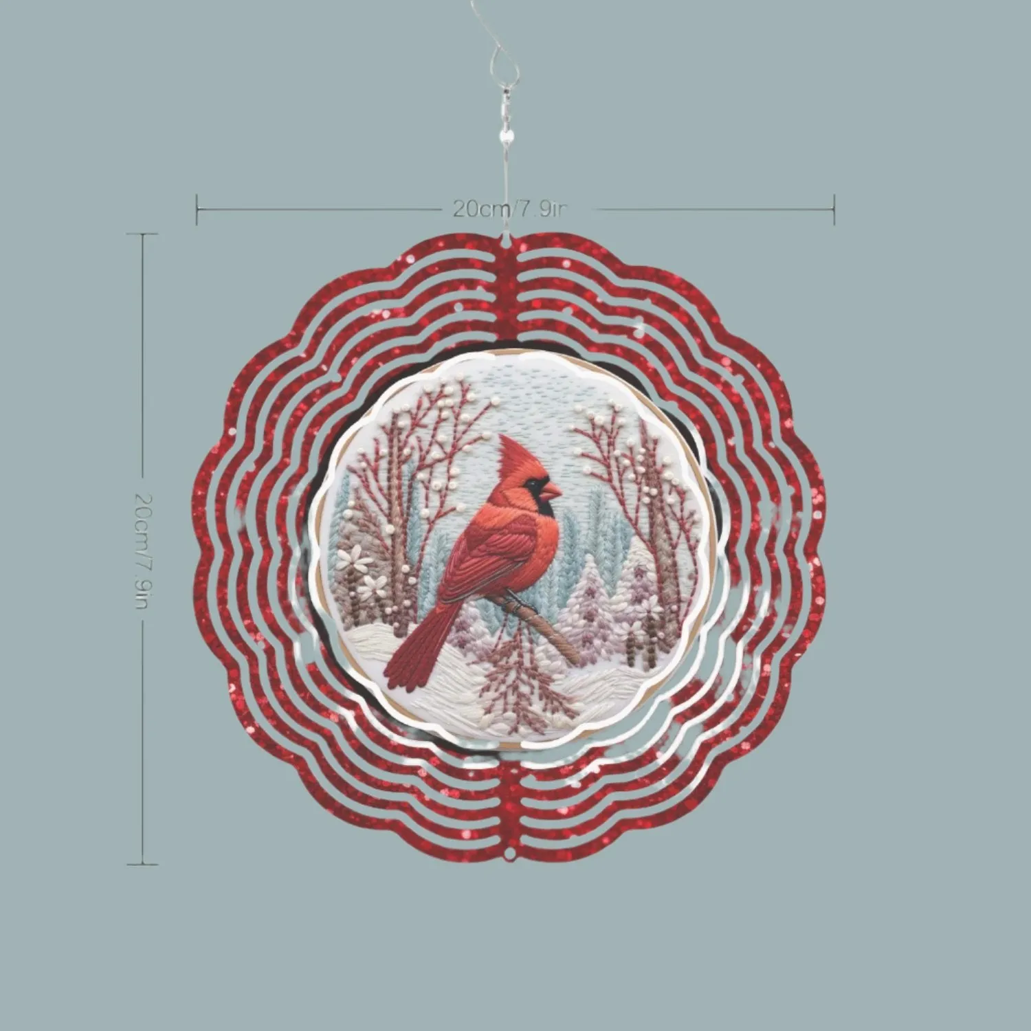 Cardinal Wind Spinner