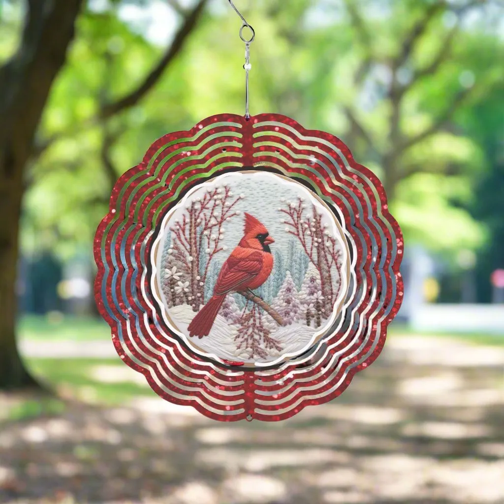 Cardinal Wind Spinner