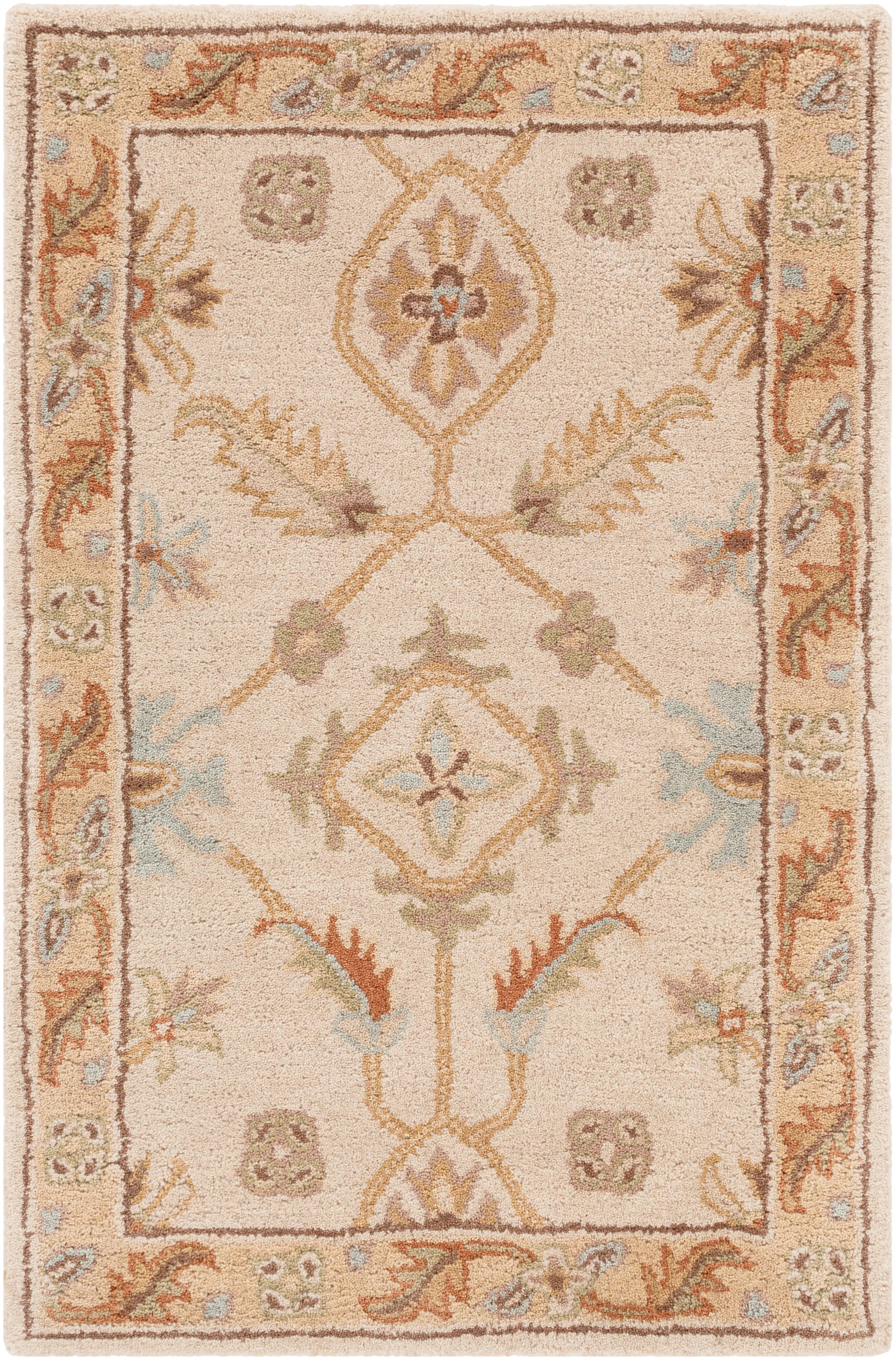 Carthage Beige Hand-Tufted Rug