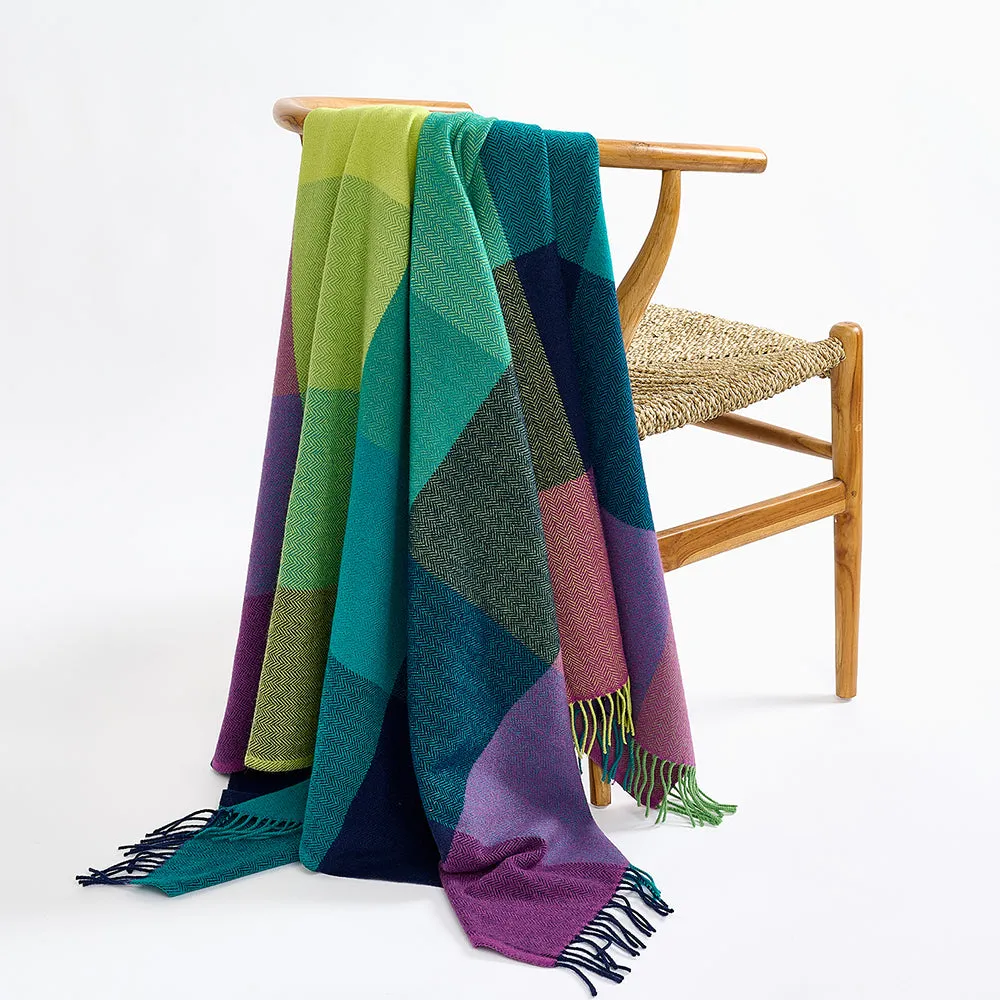 County Wicklow "Dublin Nights" Lambswool Throw