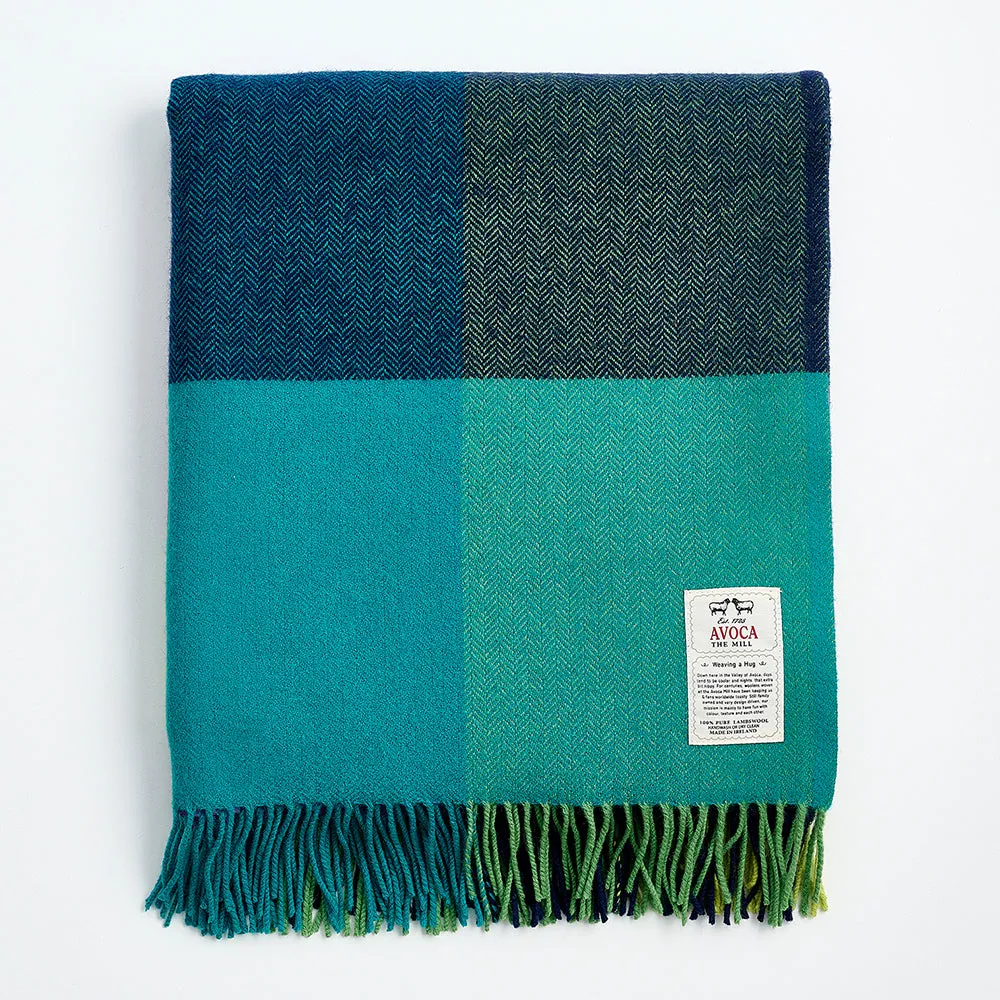 County Wicklow "Dublin Nights" Lambswool Throw