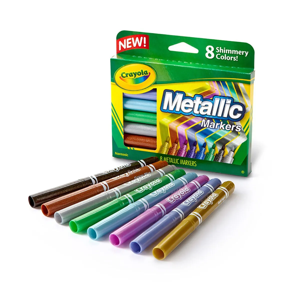 Crayola Metallic Markers, 8 Count