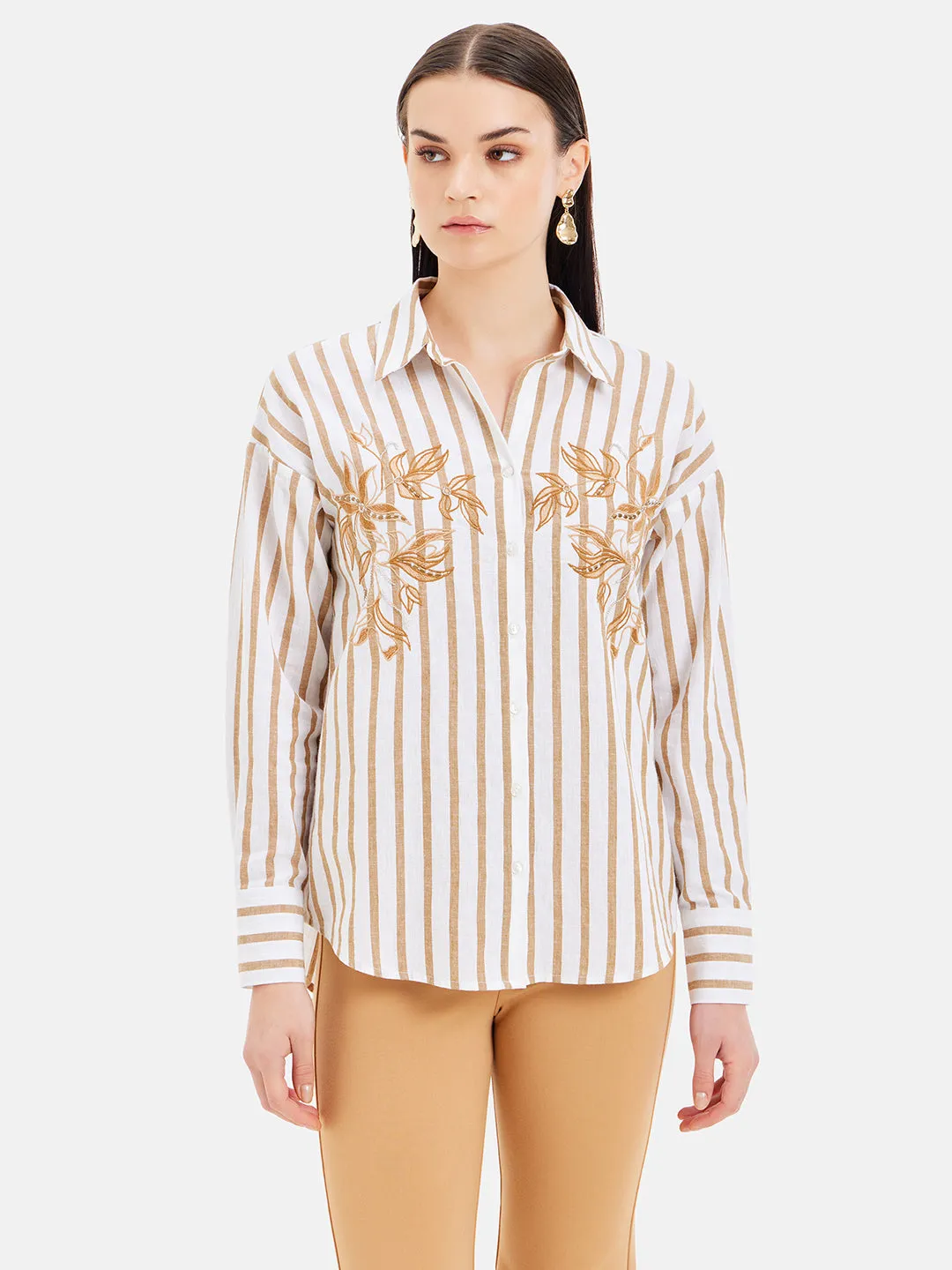 Dakota Embroidered Full Sleeves  Shirt