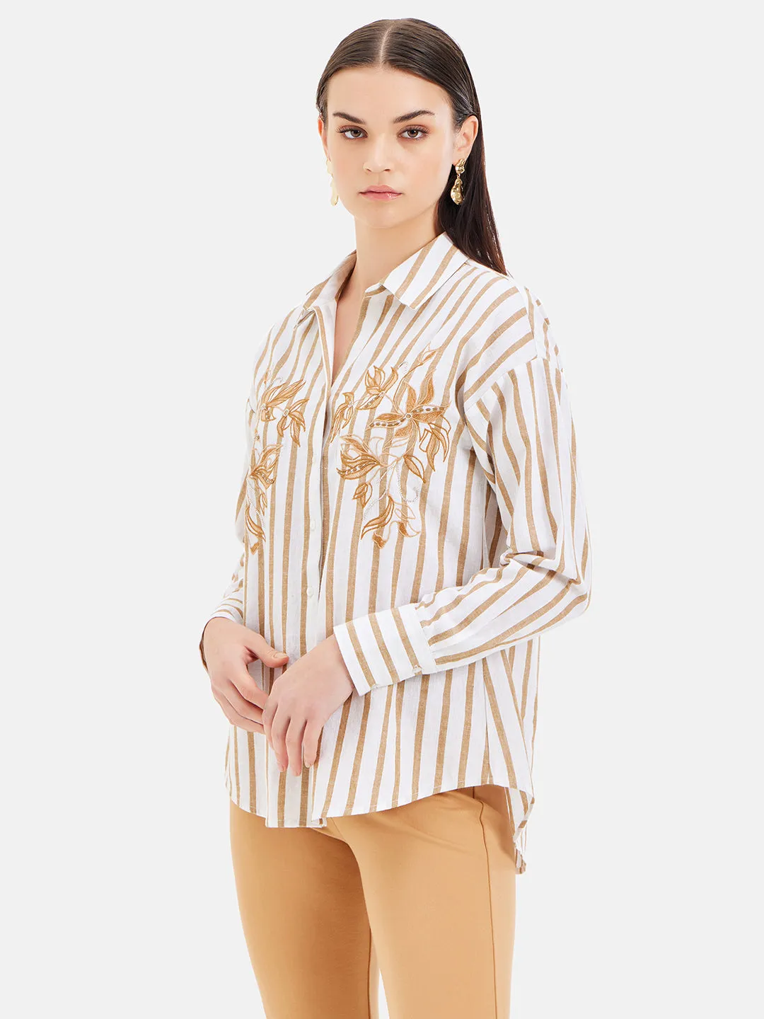 Dakota Embroidered Full Sleeves  Shirt