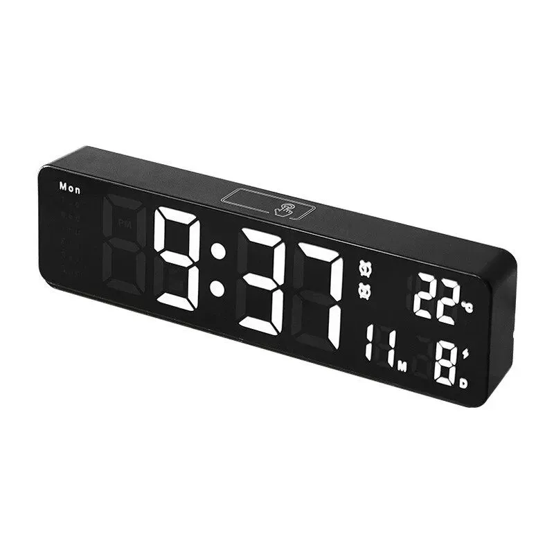 Digital Display Remote Control Temperature LED Wall Clock