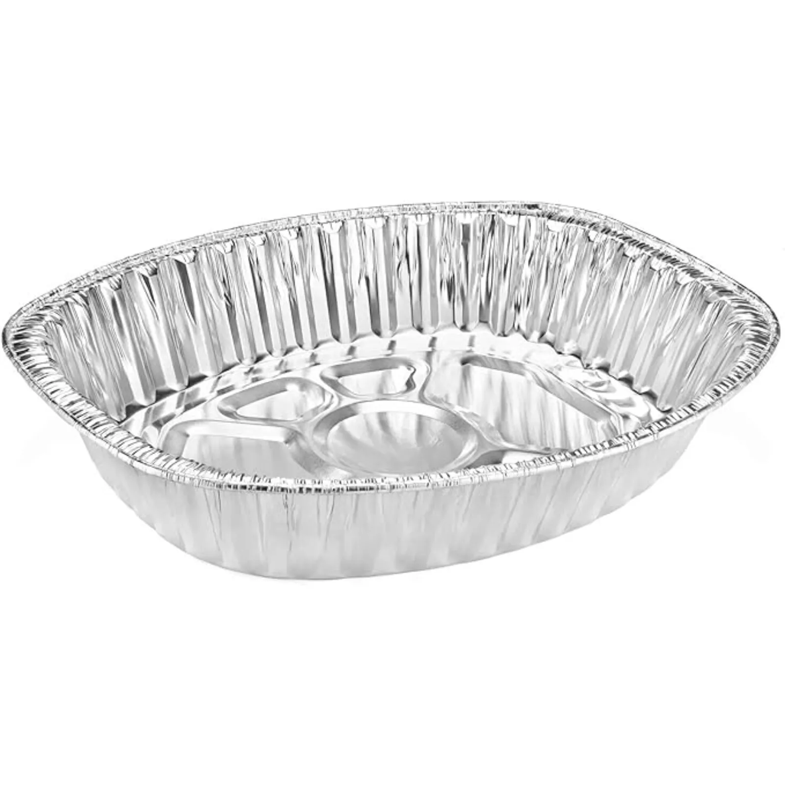 Disposable & Durable  Large Oval Turkey Roaster Pans