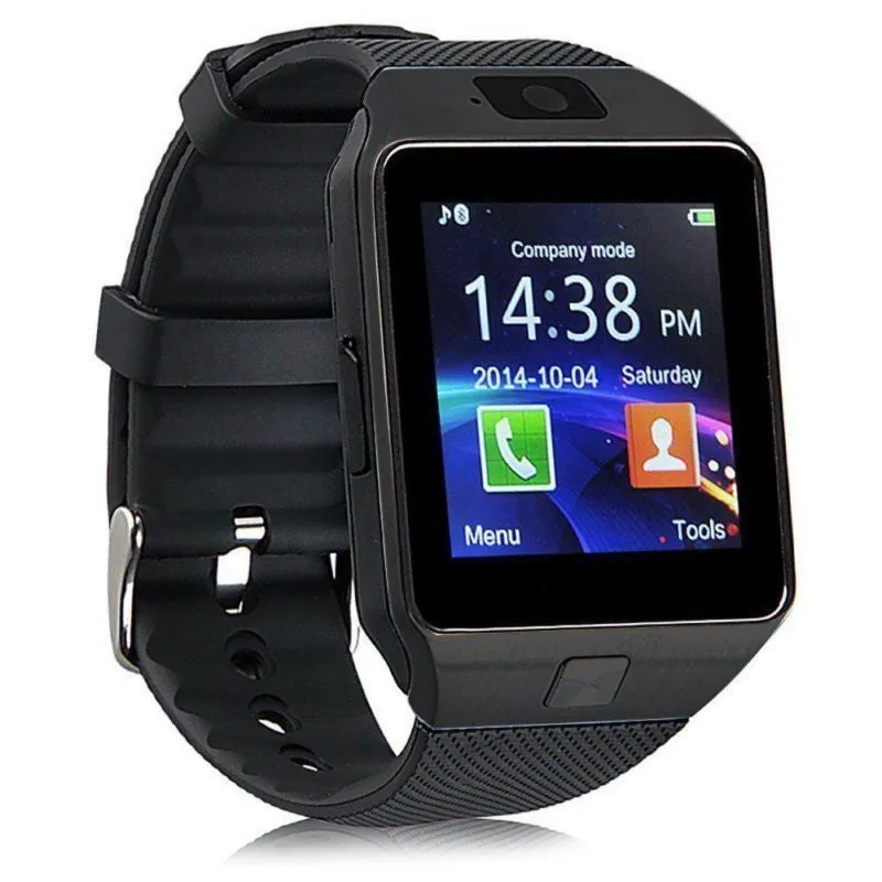 DZ09 Bluetooth 4.1 Smart Watch Phone   Camera SIM Card For Android IOS Phones US