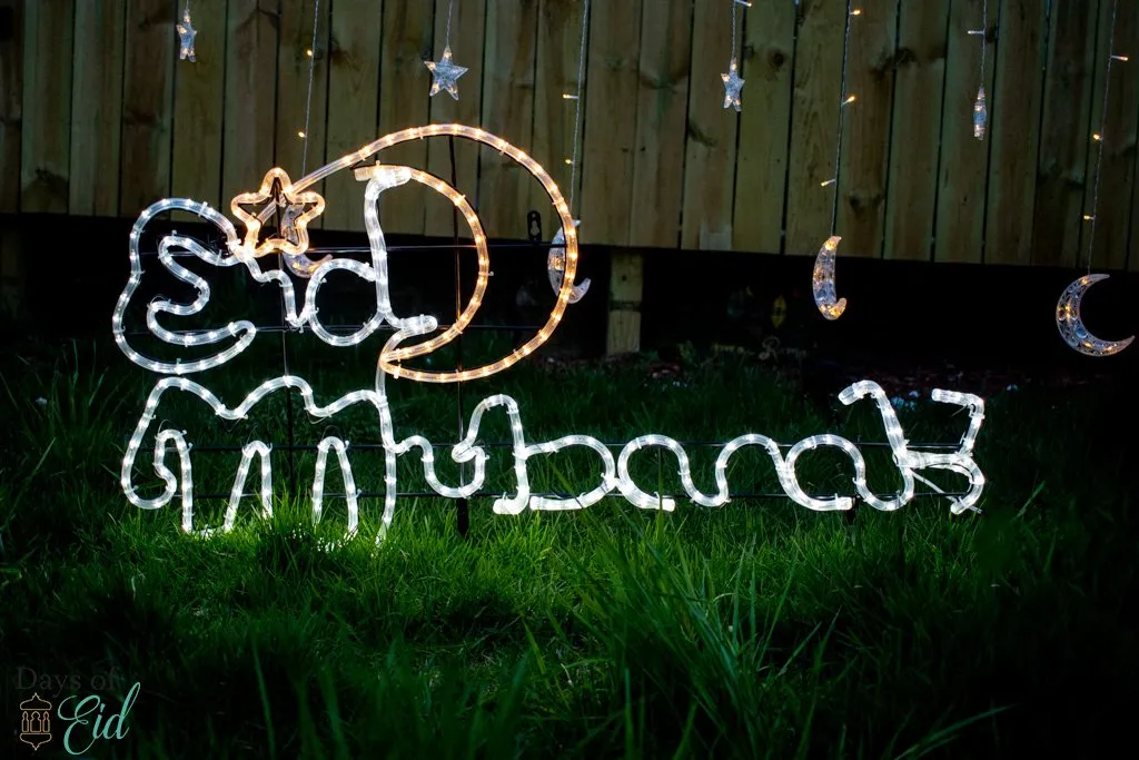 Eid Mubarak LED Light