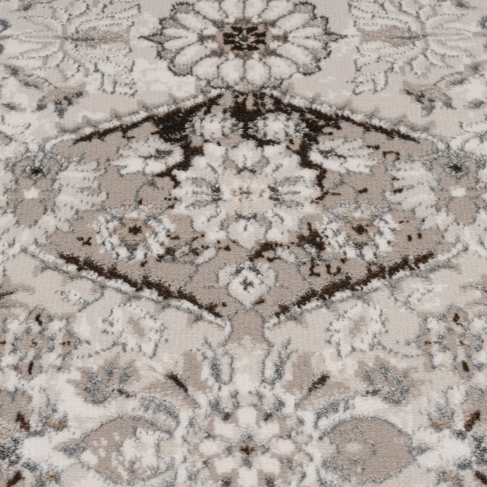 Elegant Tapestry Beige Rug - Ishana