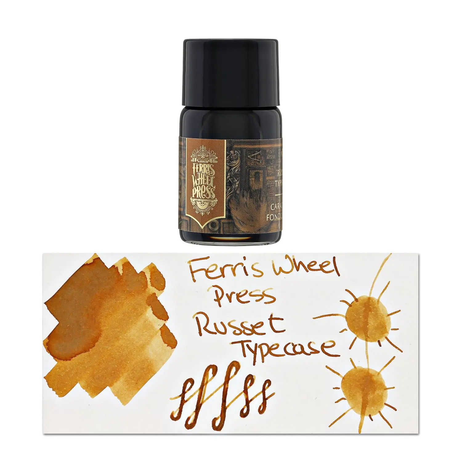 Ferris Wheel Press Bottled Ink Pot in Russet Typecase - 10mL