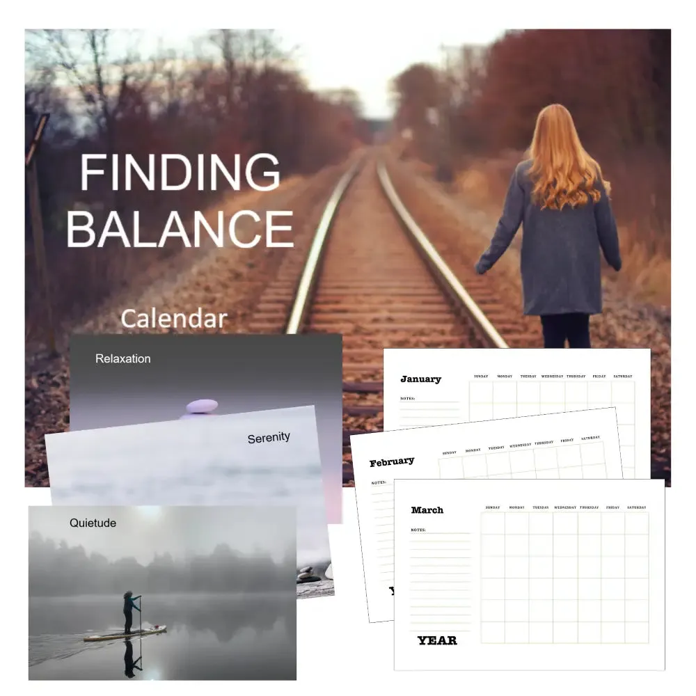 Finding Balance Calendar PLR