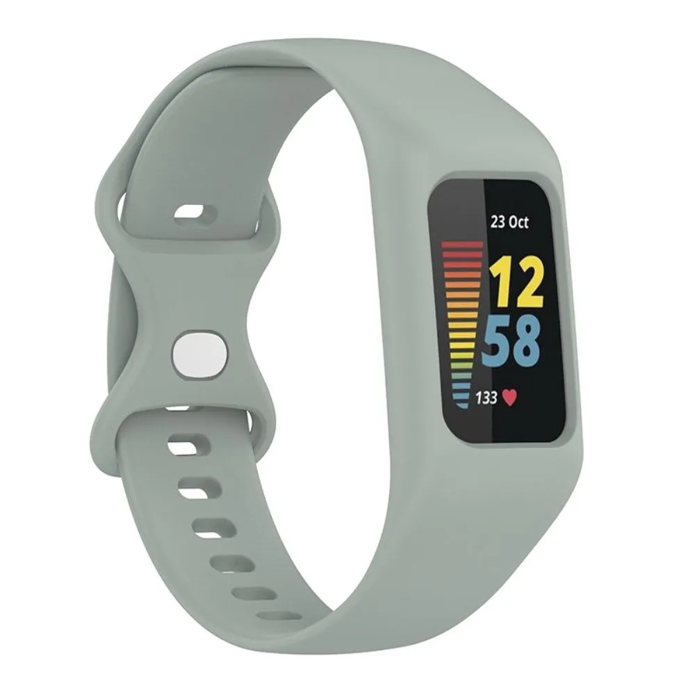 Fitbit Charge 3 simple silicone watch strap - Grey