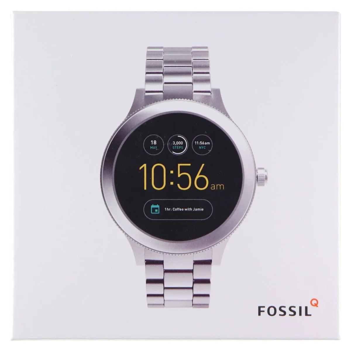 Fossil Q Venture (Gen 3) Stainless Steel Smartwatch - Silver (FTW6003) GRADE A