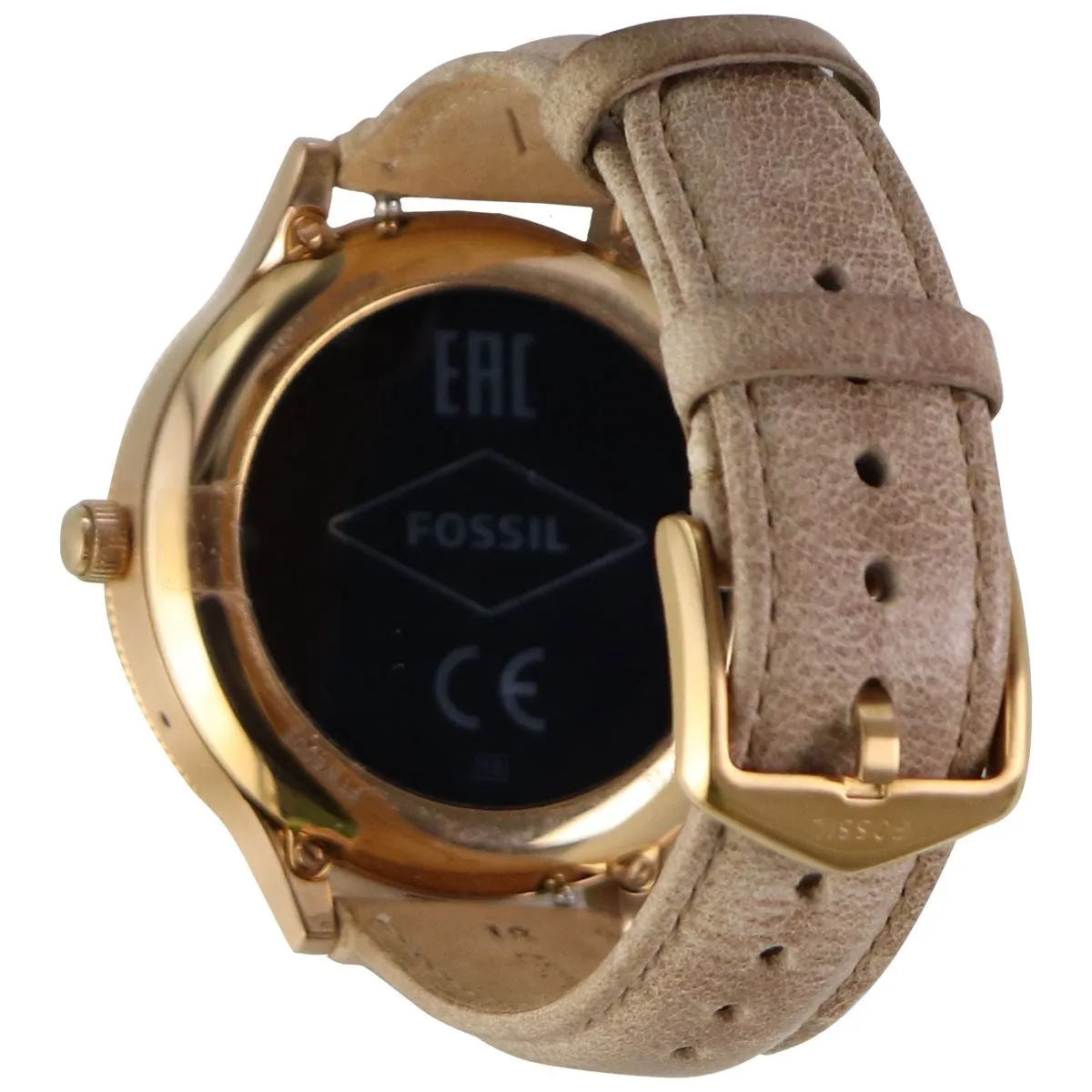 Fossil Womens Gen 3 Venture Stainless Steel Touchscreen Watch - Beige (FTW6005)