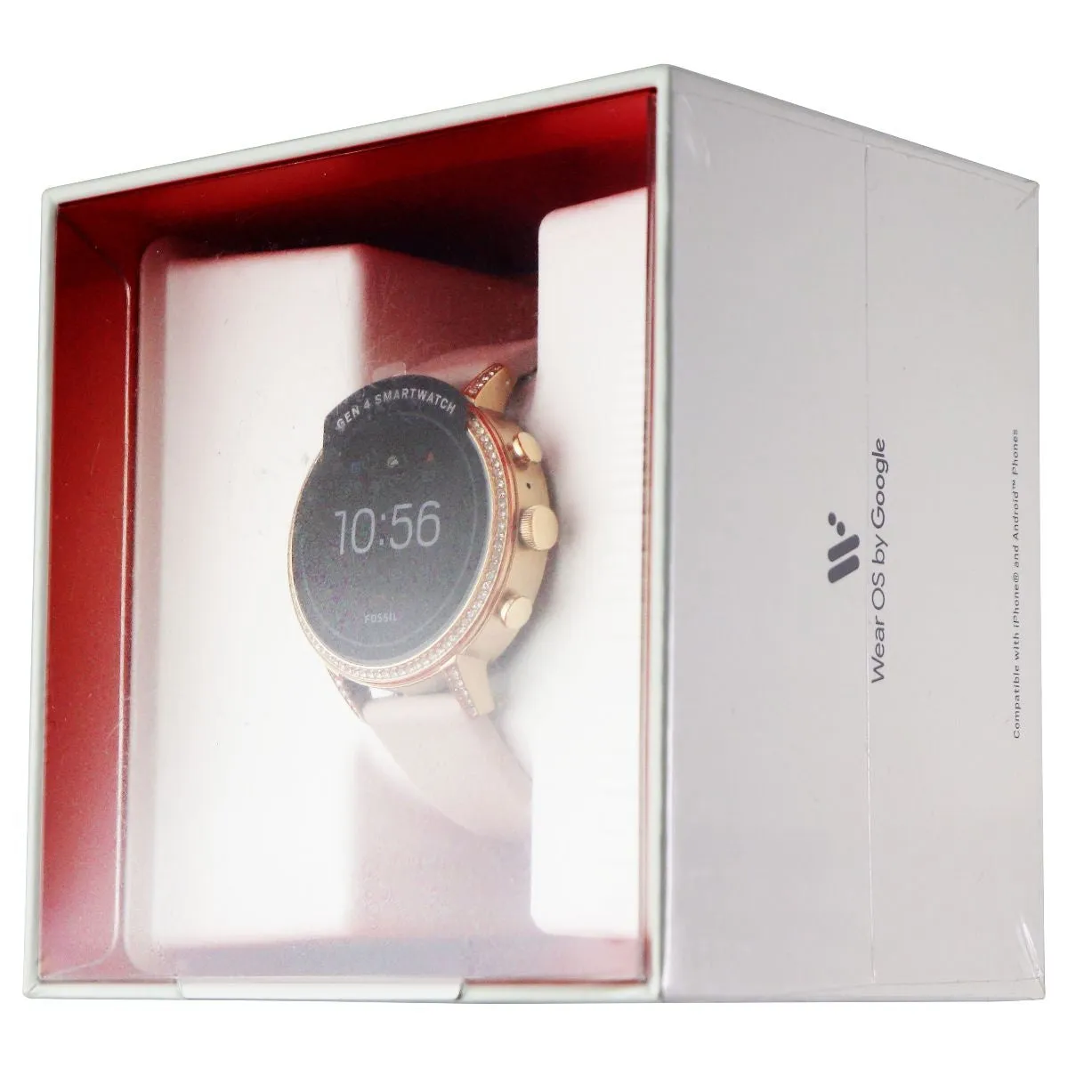 Fossil Womens Gen 4 Venture HR Stainless Touchscreen Smartwatch - Rose Gold