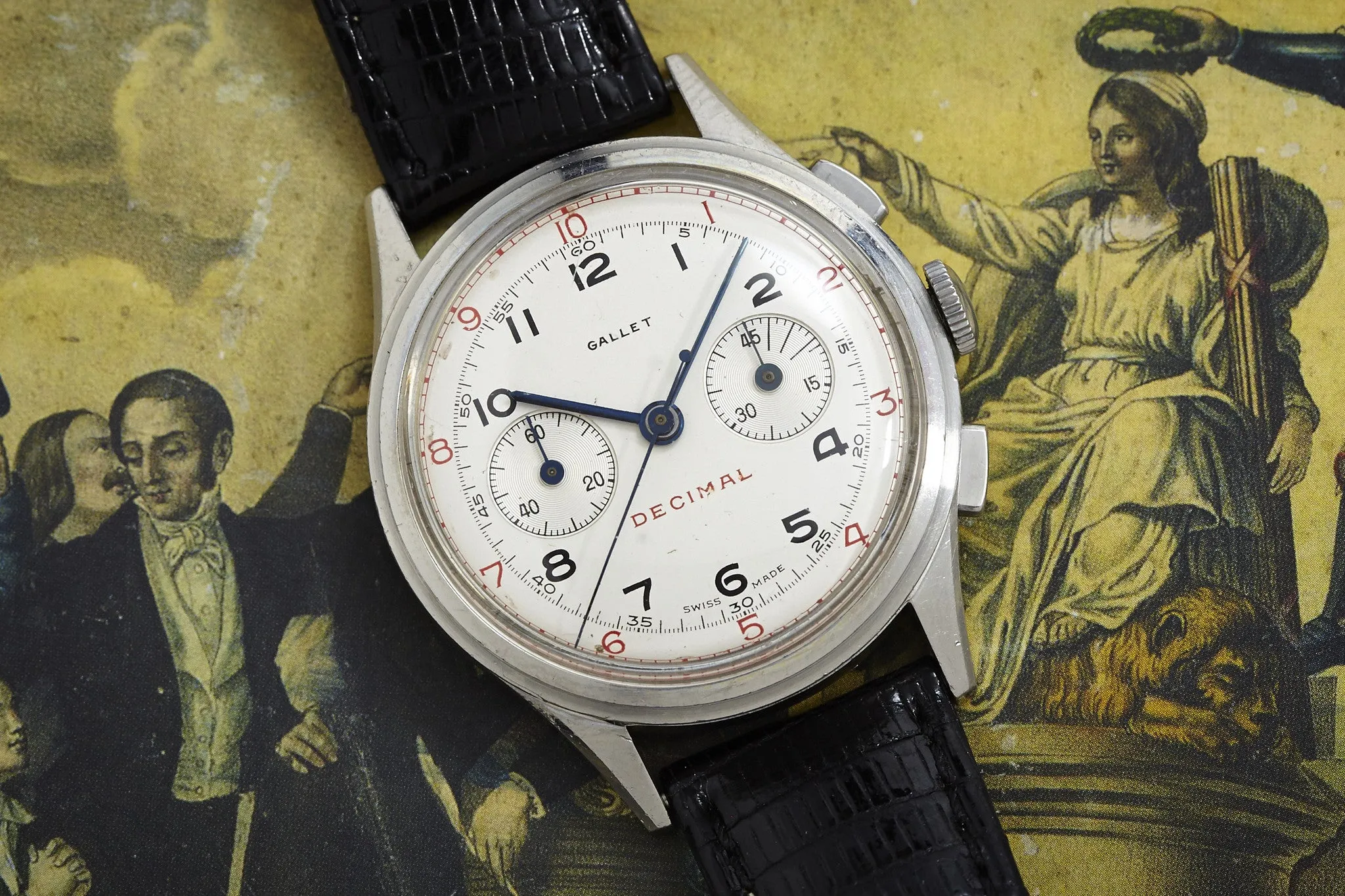 Gallet Multichron Decimal Chronograph