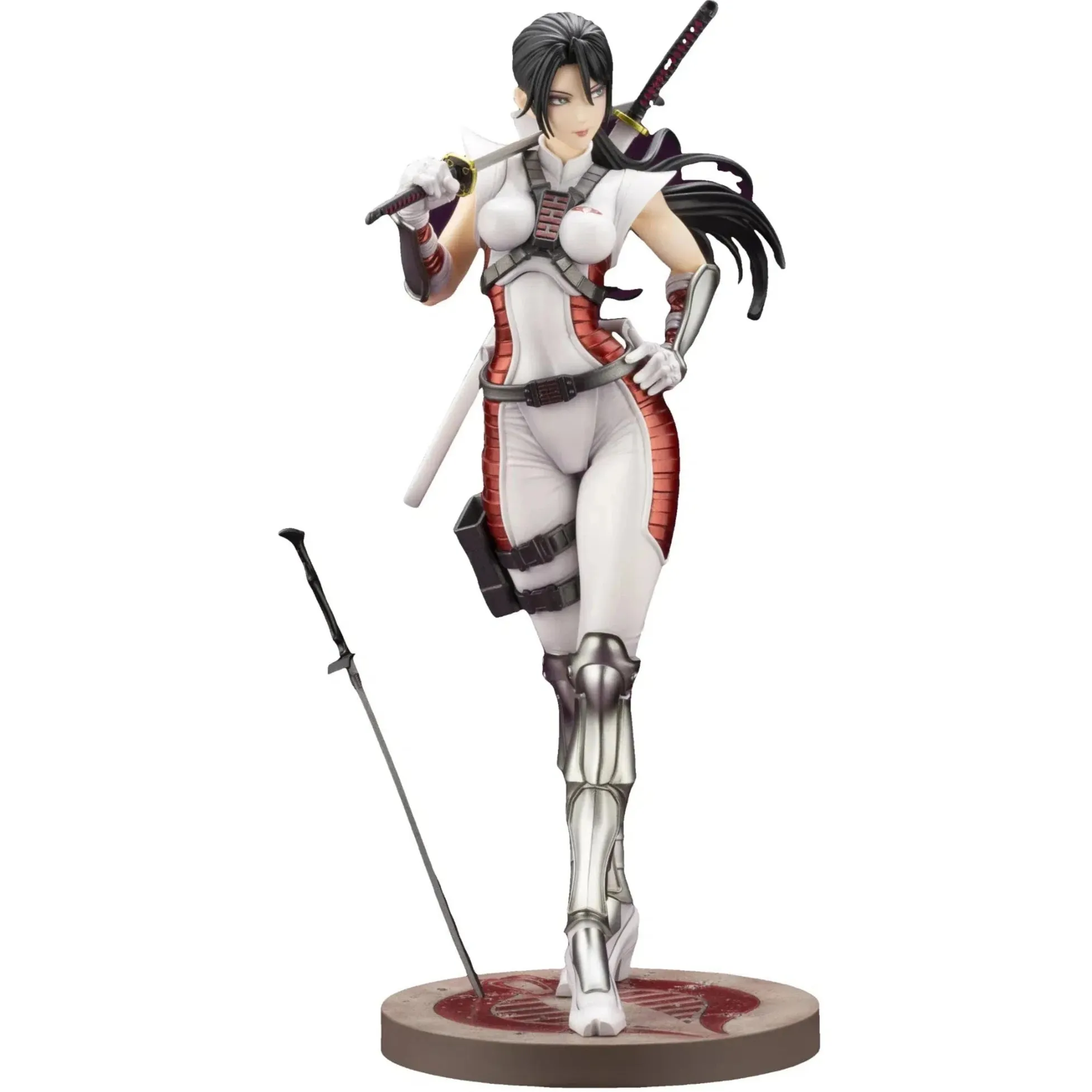 G.I. Joe - Dawn Moreno Snake Eyes II Statue (Limited Edition White & Red Outfit Version) - Kotobukiya - Bishoujo Series