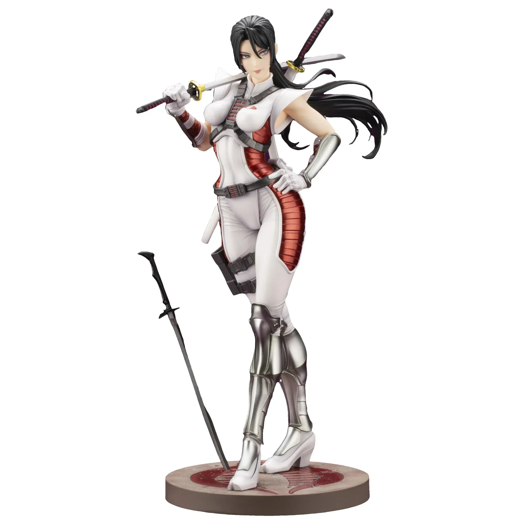 G.I. Joe - Dawn Moreno Snake Eyes II Statue (Limited Edition White & Red Outfit Version) - Kotobukiya - Bishoujo Series