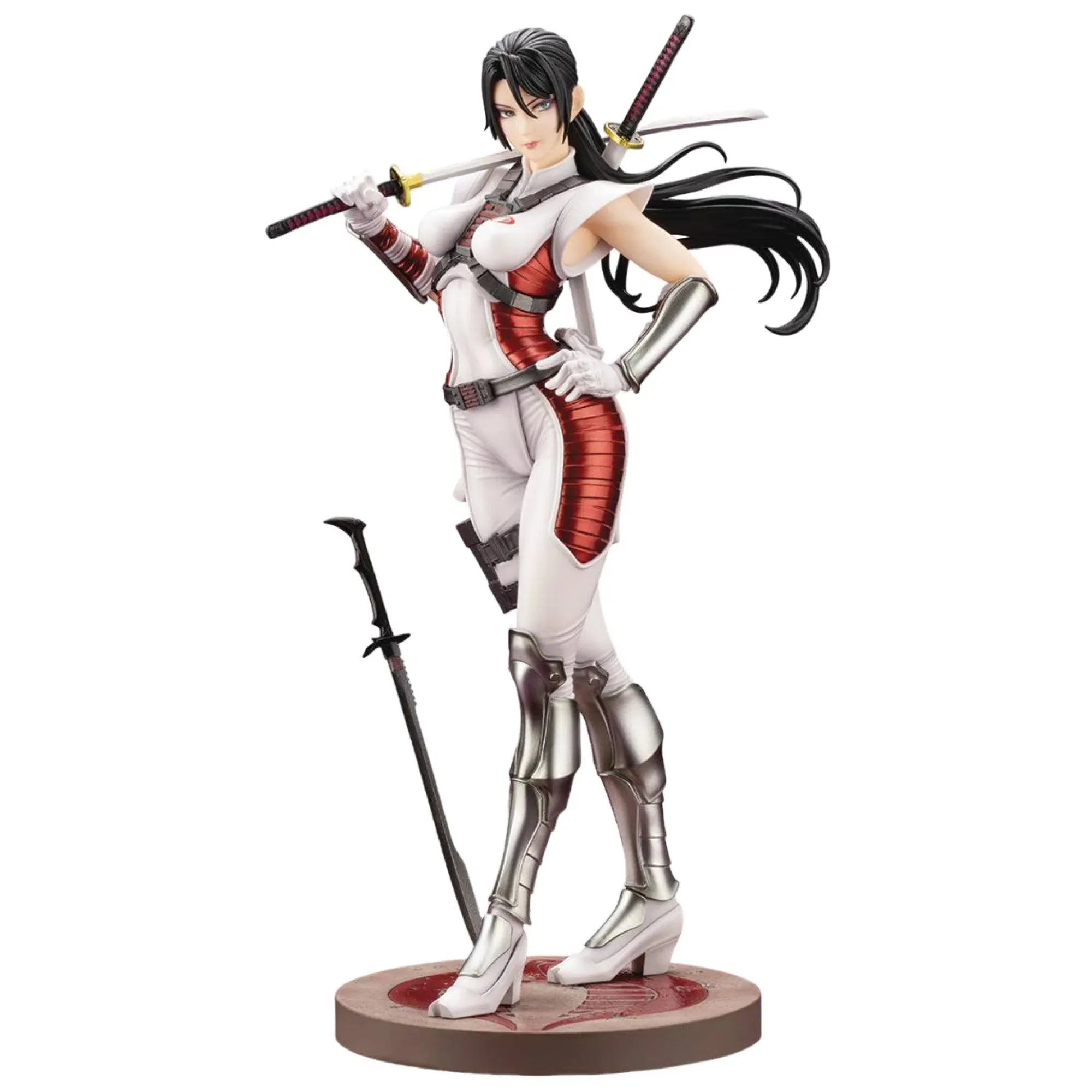 G.I. Joe - Dawn Moreno Snake Eyes II Statue (Limited Edition White & Red Outfit Version) - Kotobukiya - Bishoujo Series