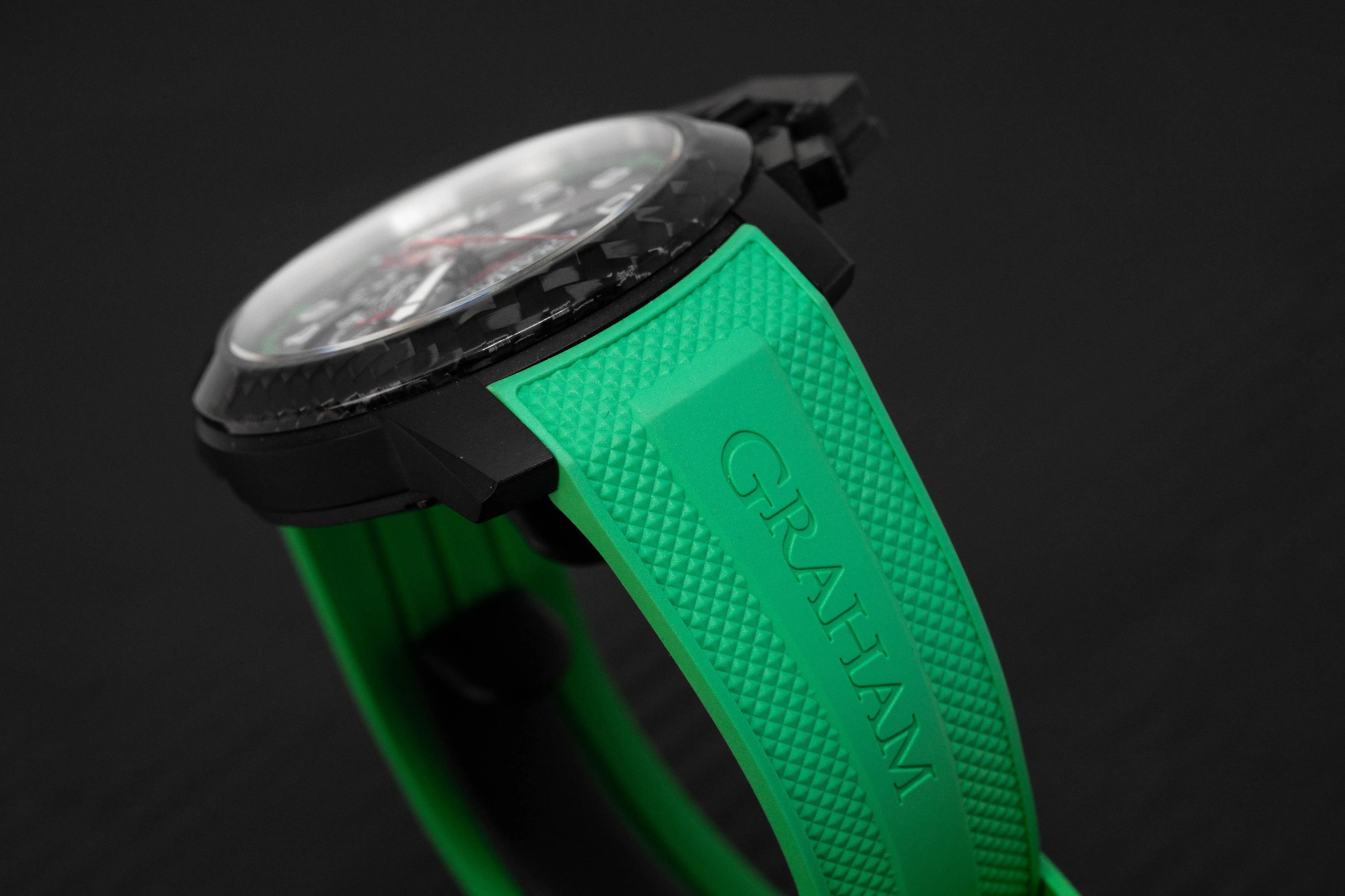 Graham Chronofighter Superlight Green Rubber