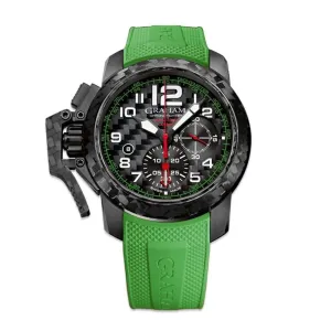 Graham Chronofighter Superlight Green Rubber