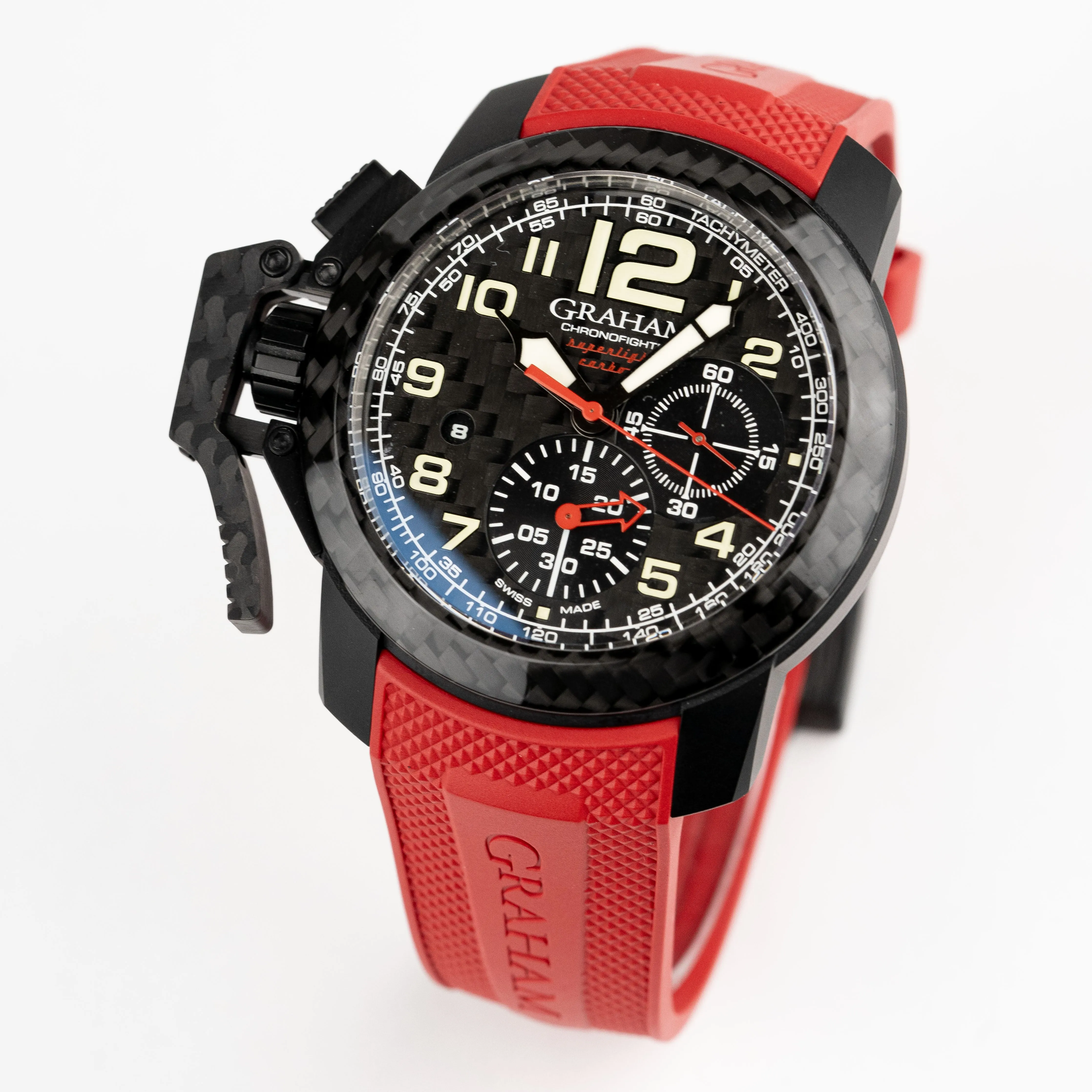 Graham Chronofighter Superlight Red Black Watch 2CCBK.B11A