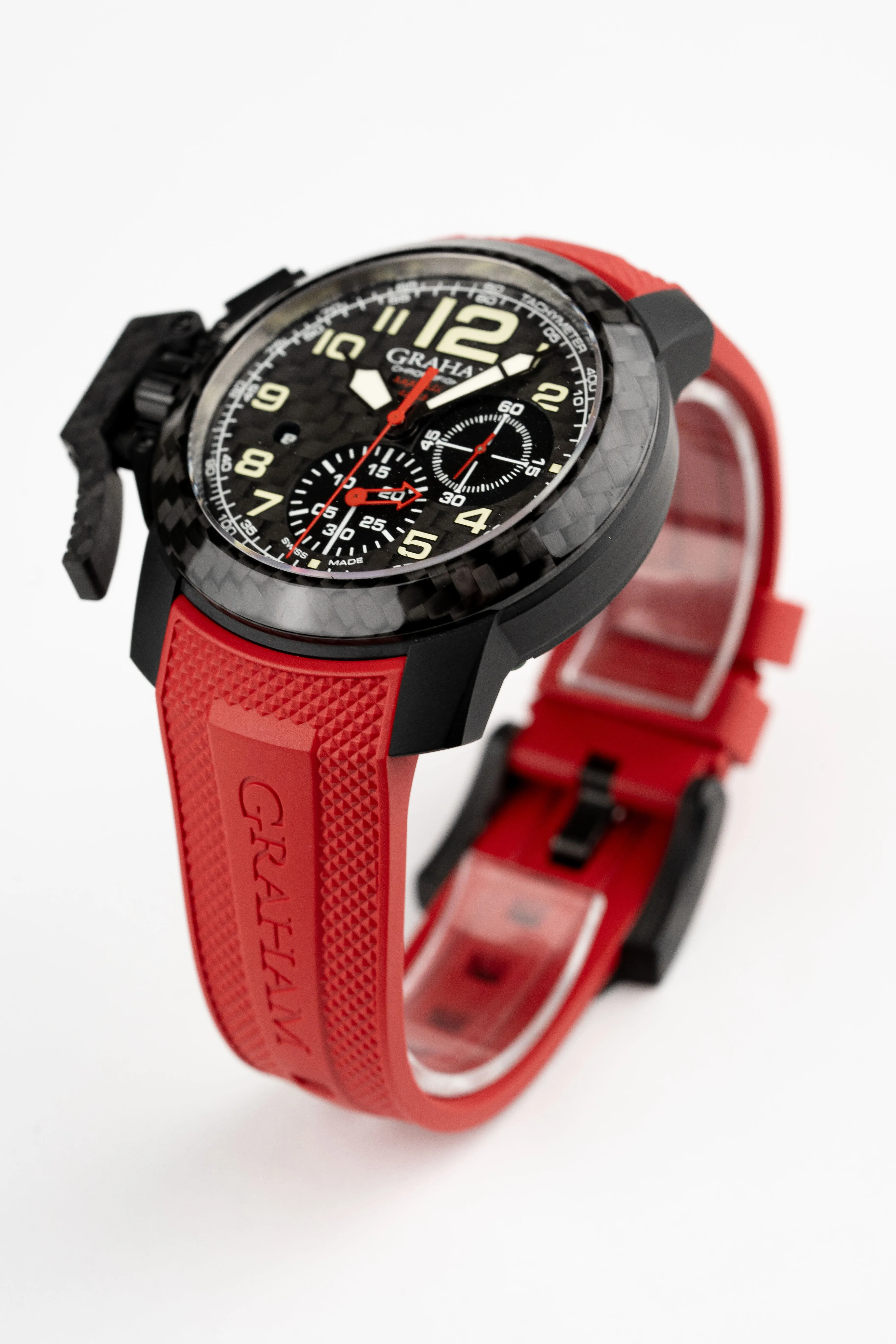 Graham Chronofighter Superlight Red Black Watch 2CCBK.B11A