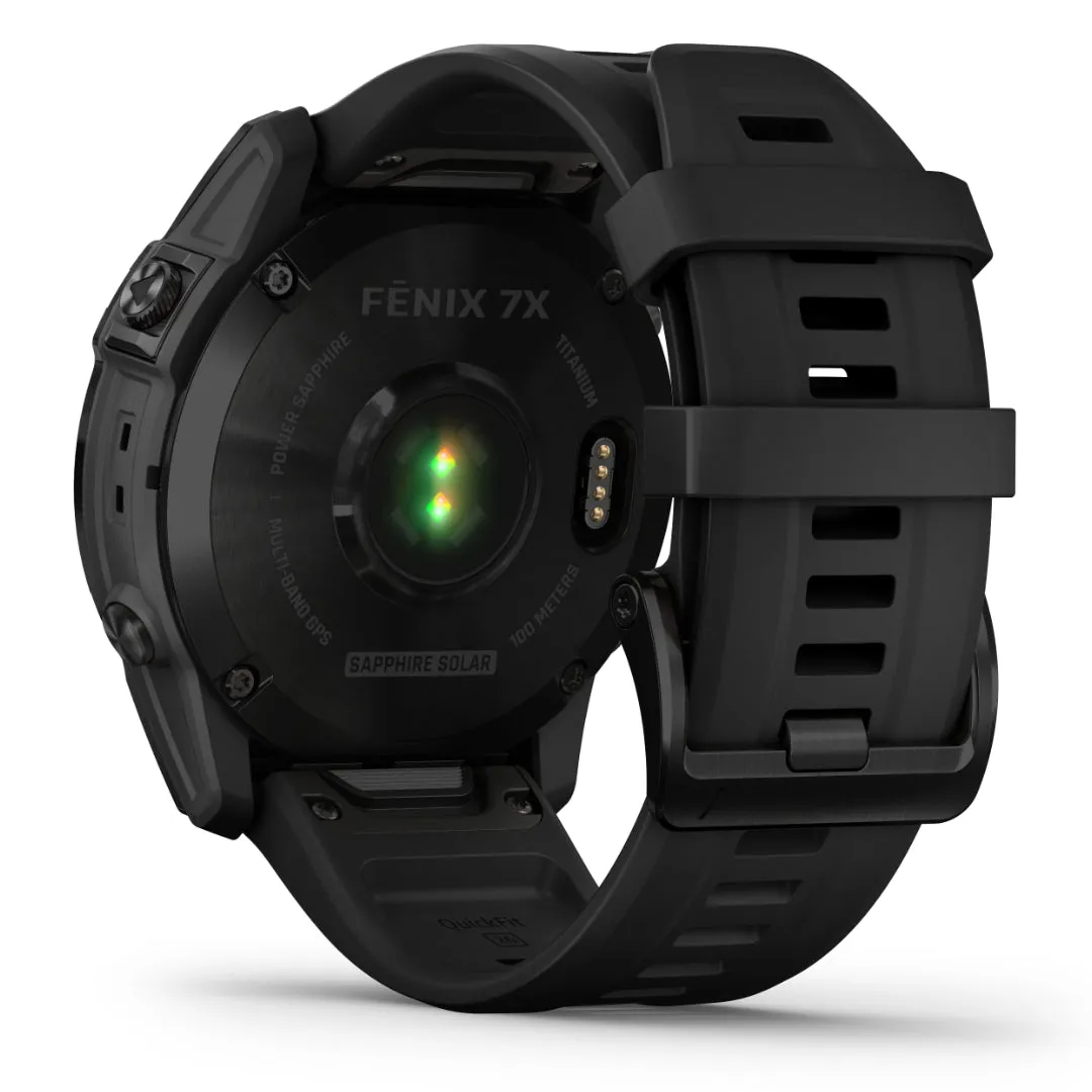 GRM Watch Fenix 7X Sapphire Solar Black Titanium D