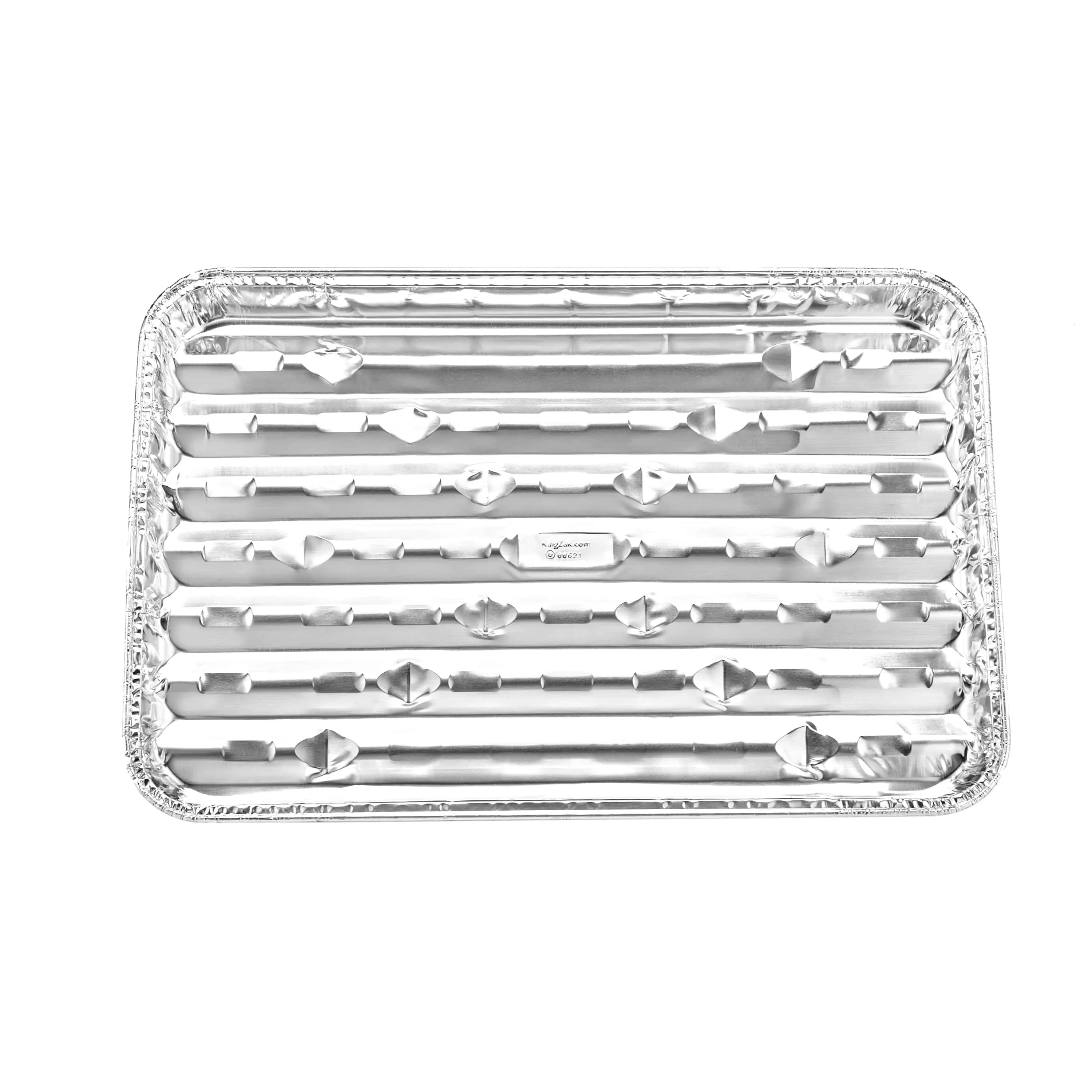 Heavy Duty Aluminum Foil Large Broiler Pan L 13” x W 9” x D 1 1/4” [200 Count]