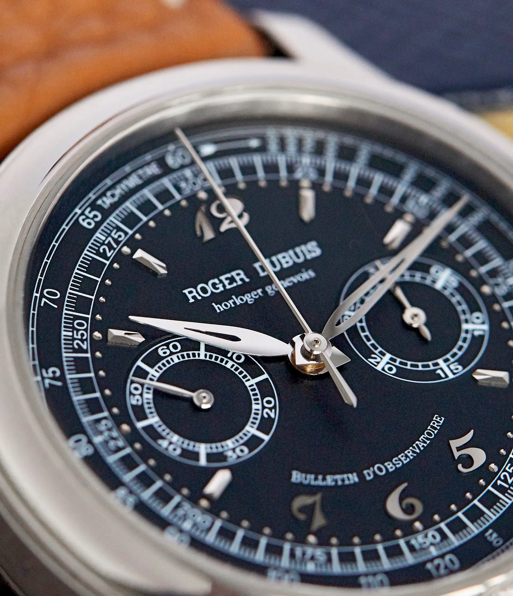 Hommage Chronograph Monopoussoir | White Gold