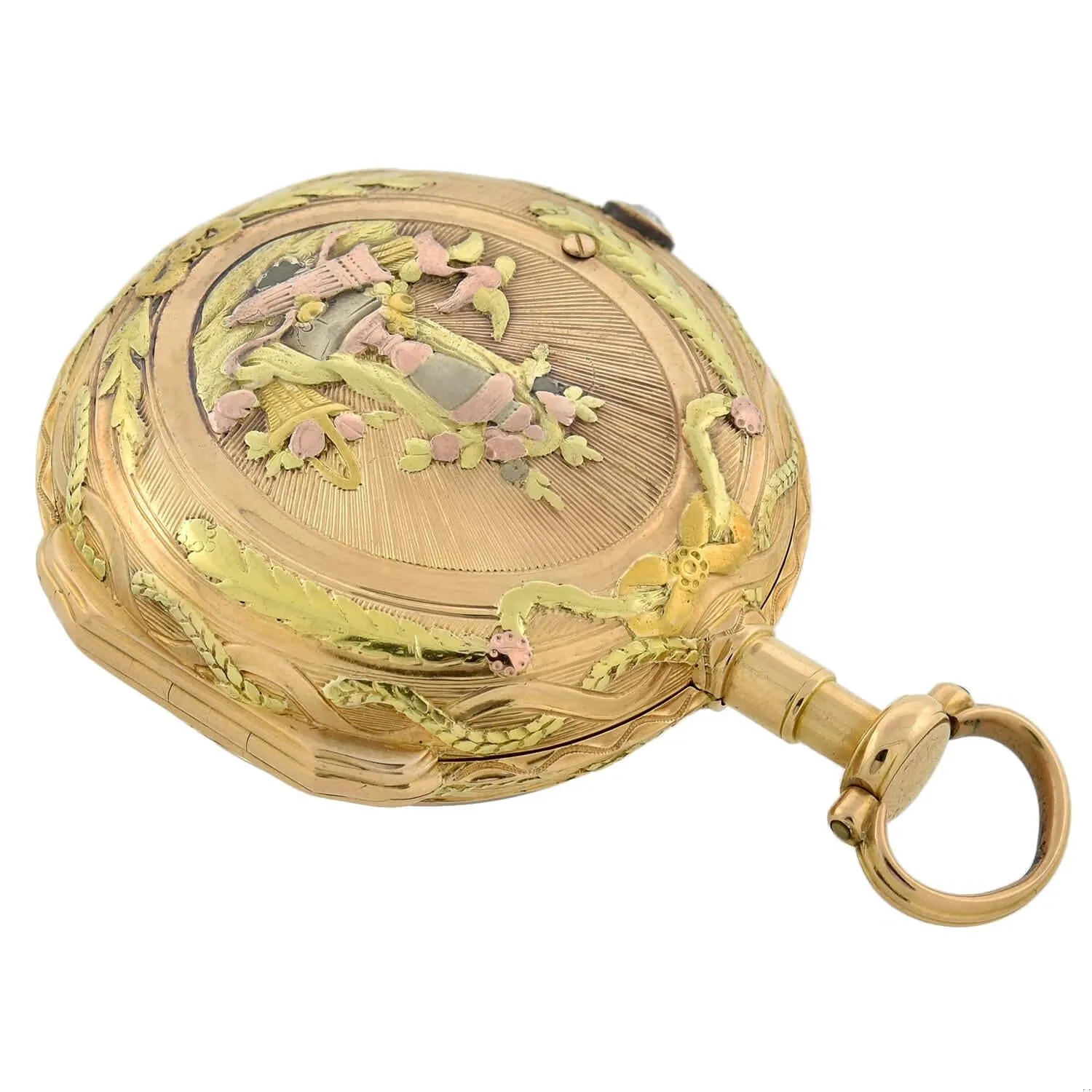 HONNORE LIEUTAUD of MARSEILLE Georgian 18kt Diamond Pocket Watch