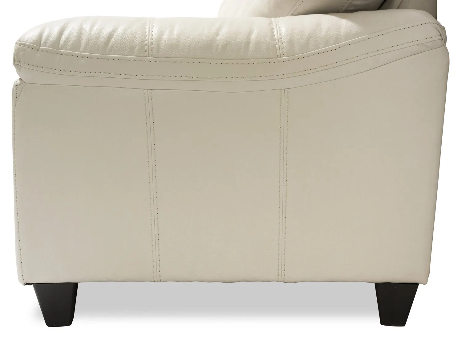 Irene Leath-Aire Sofa - Beige