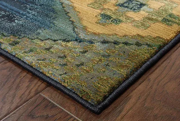 Kharma II 618F Blue/ Green Rug