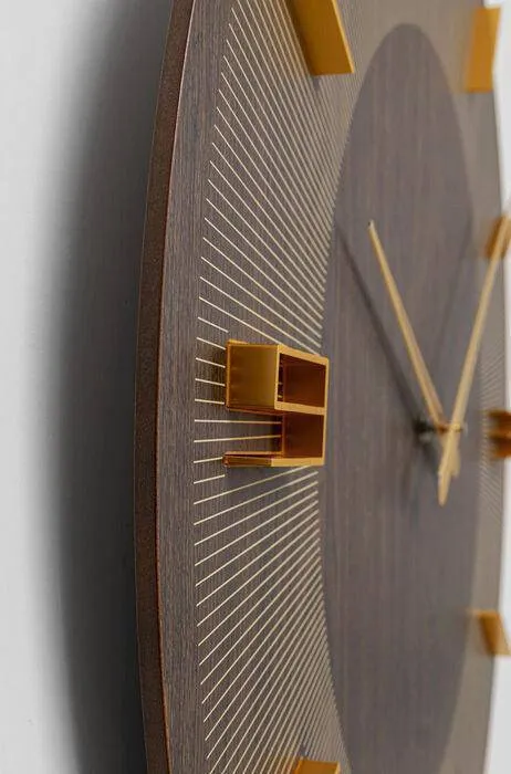 Levi Brown Wall Clock