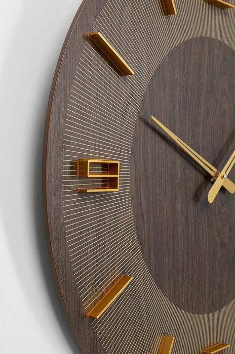 Levi Brown Wall Clock