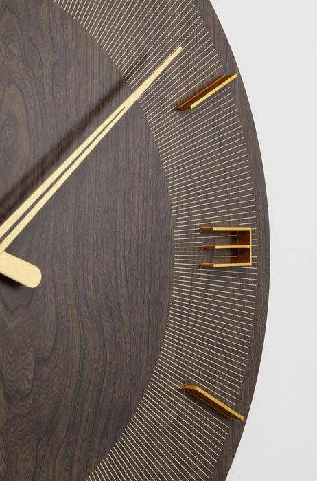 Levi Brown Wall Clock