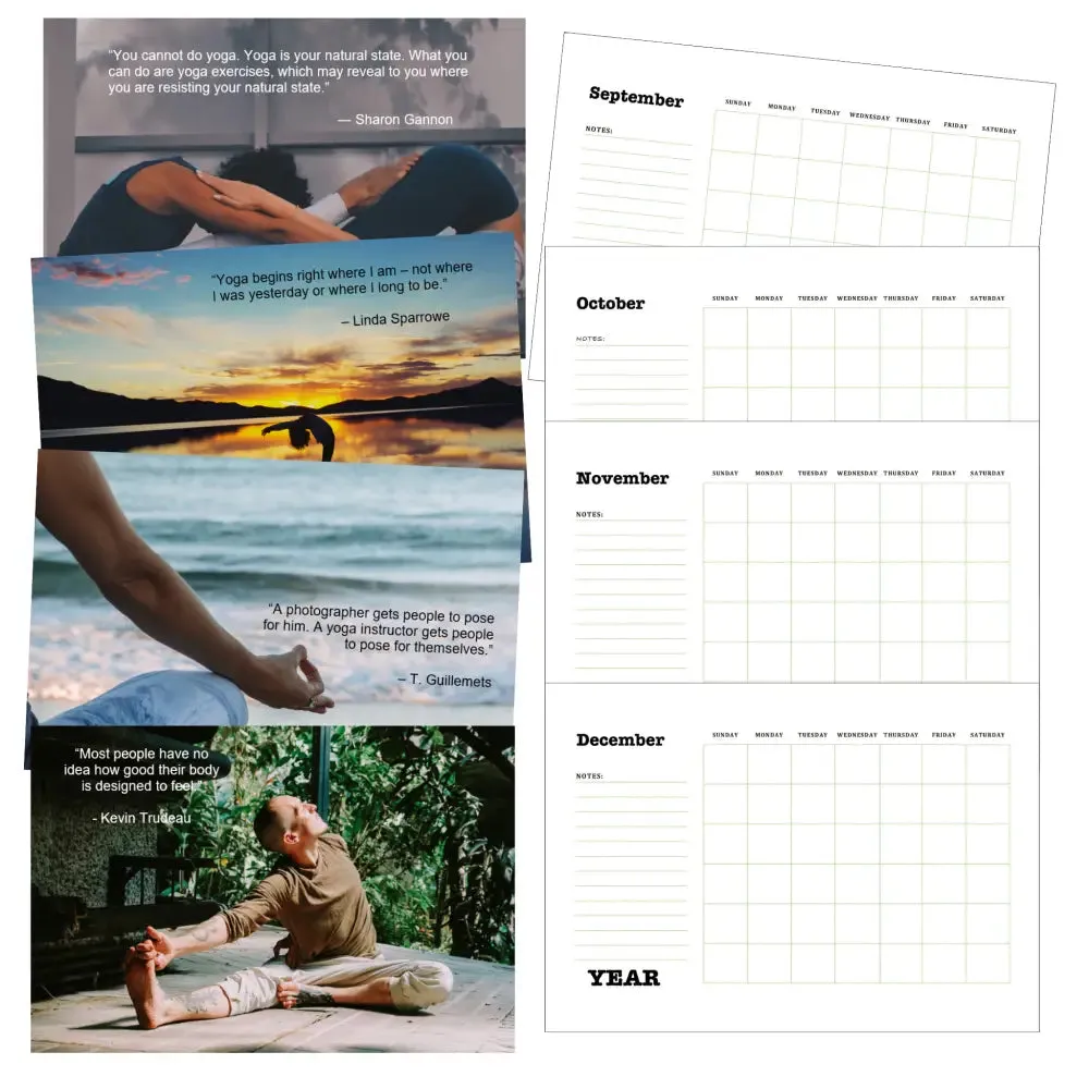 Living the Yoga Life Calendar PLR