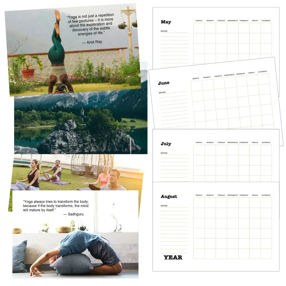 Living the Yoga Life Calendar PLR